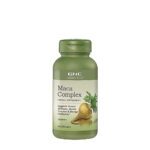 GNC Maca Complex de 60 cápsulas vegetarianas, suplemento adaptógeno para la energía y balance hormonal.
