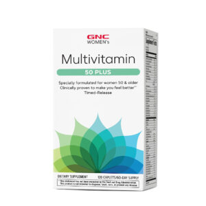 GNC Multivitamínico para Mujer 50 Plus de 120 cápsulas, multivitamínico para mujeres mayores de 50 años en Ecuador.