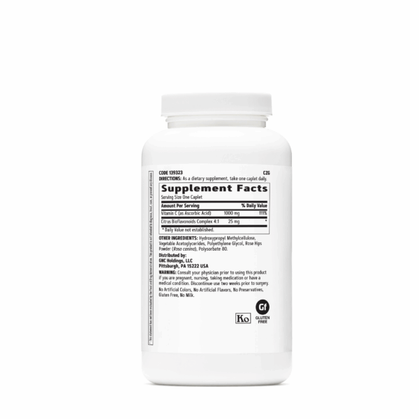 GNC Vitamin C 1000mg (180 Tabletas) - GNC Ecuador