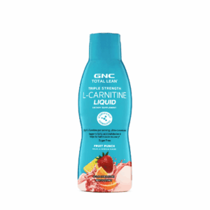 GNC Total Lean Triple Strength L-Carnitina Líquida sabor Fruit Punch de 3000 mg