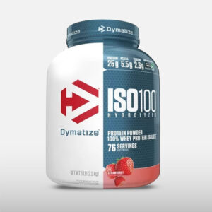 ISO100 Hydrolyzed Dymatize, (76 servidas) disponible en GNC Ecuador. Ideal para recuperación muscular post-entrenamiento.