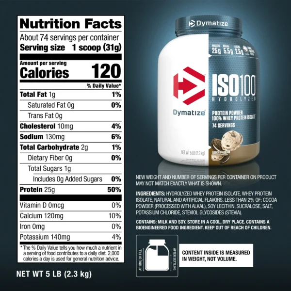ISO 100 WHEY PROTEIN ISOLATE 74 servings - GNC Ecuador