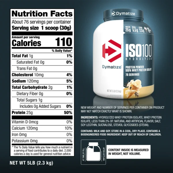 ISO 100 WHEY PROTEIN ISOLATE 76 servings - GNC Ecuador