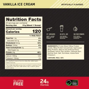 GOLD STANDARD 100% WHEY 29 servings - GNC Ecuador