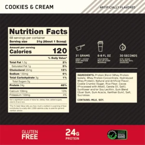 GOLD STANDARD 100% WHEY 68 servings - GNC Ecuador